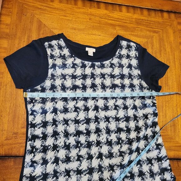 J. Crew Navy & White Mixed MediaTop - Picture 10 of 10